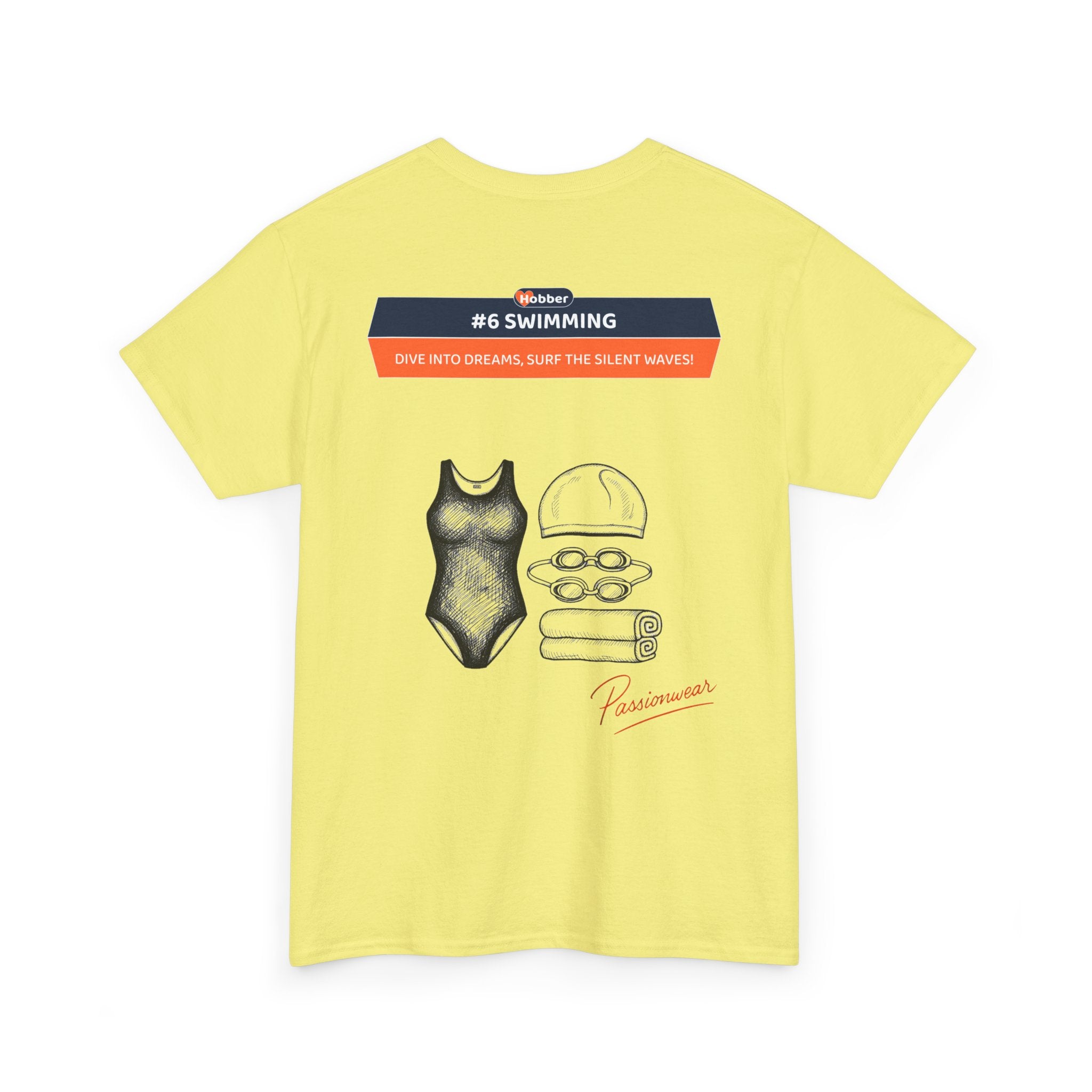 Hobber Unisex Sports & Adventure T-Shirt, #6 Swimming