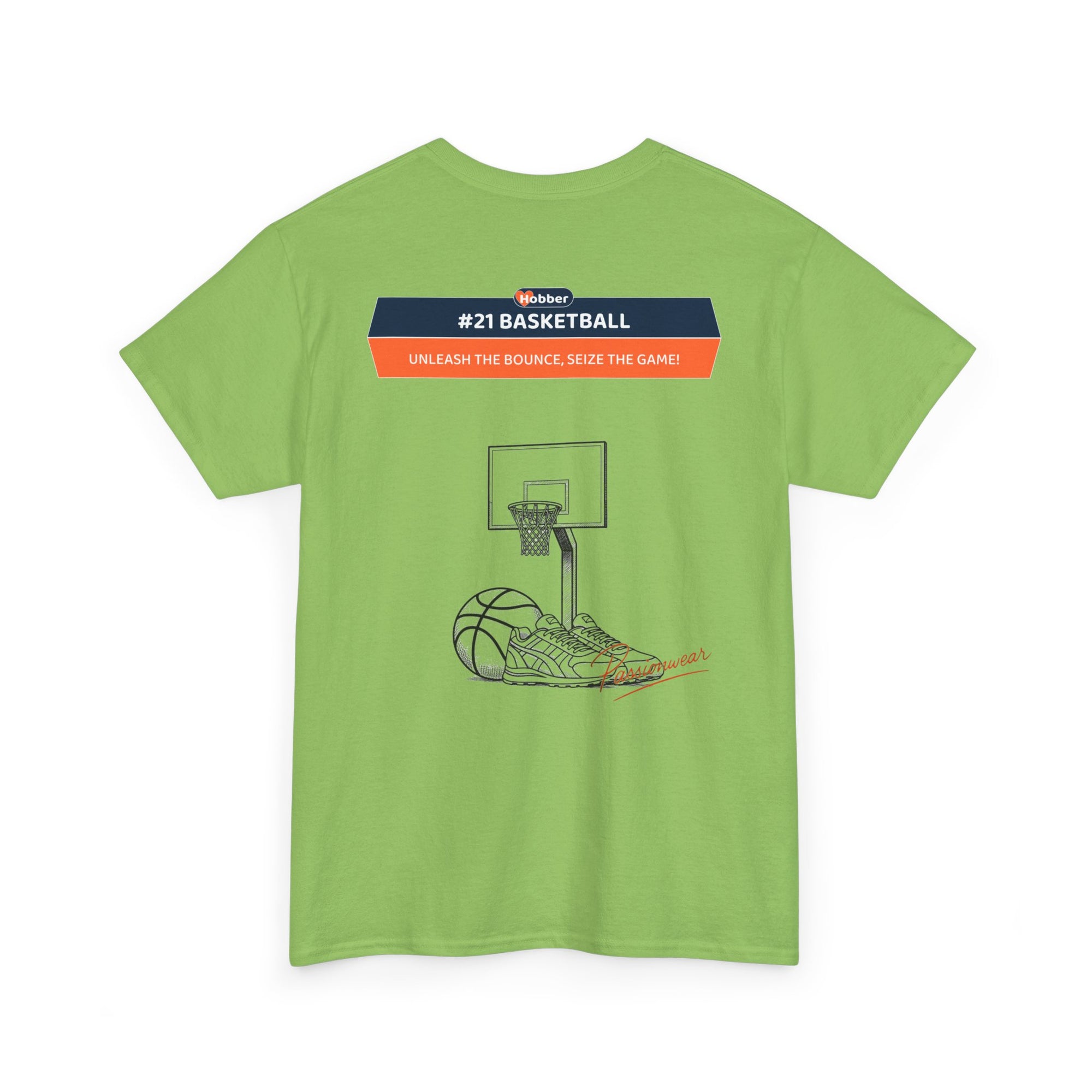 Hobber Mens Sports & Adventure T-Shirt, #21 Basketball