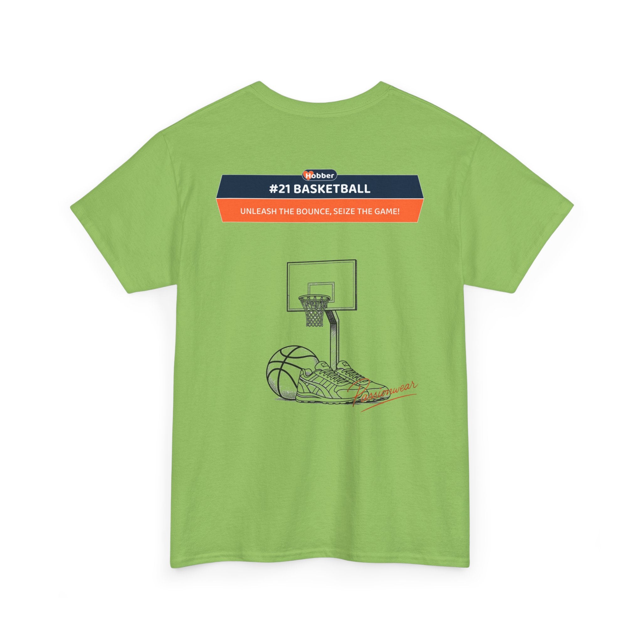 Hobber Mens Sports & Adventure T-Shirt, #21 Basketball