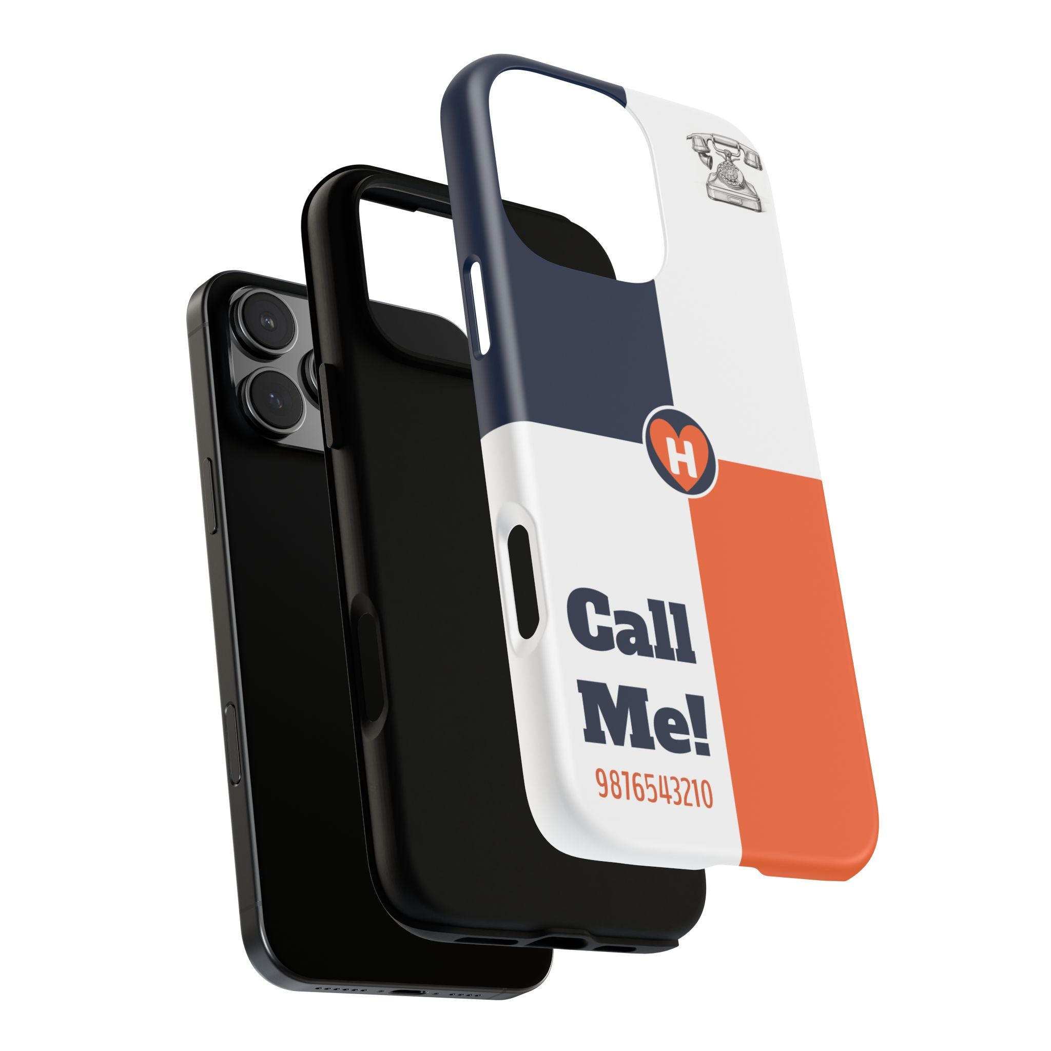 Hobber CallMe: Stylish Phone Case for Tough Protection, Customizable Cover, Durable Design
