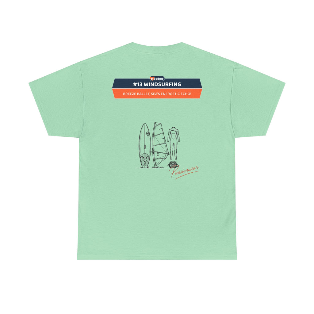 Hobber Mens Sports & Adventure T-Shirt, #13 Windsurfing