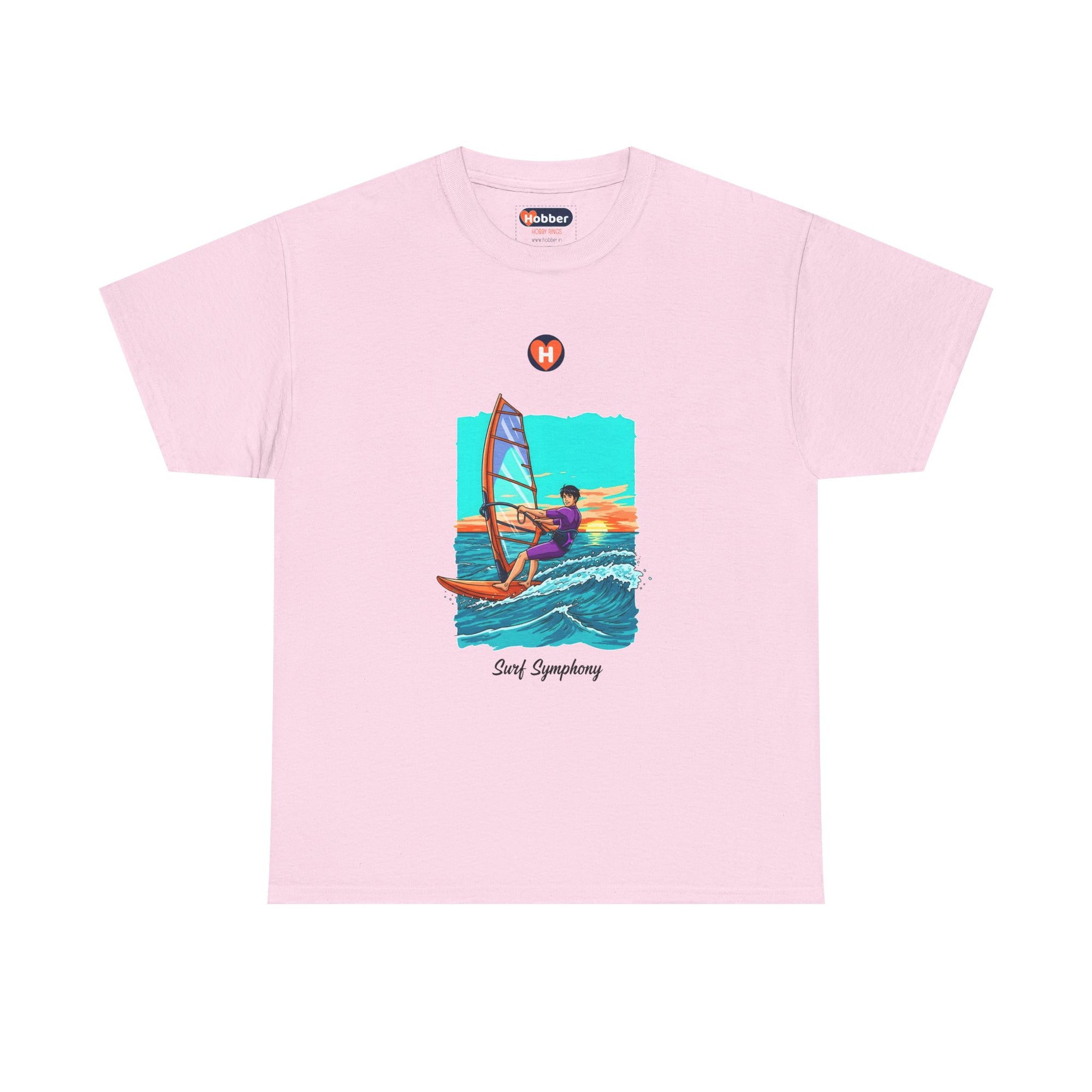 Hobber Mens Sports & Adventure T-Shirt, #13 Windsurfing