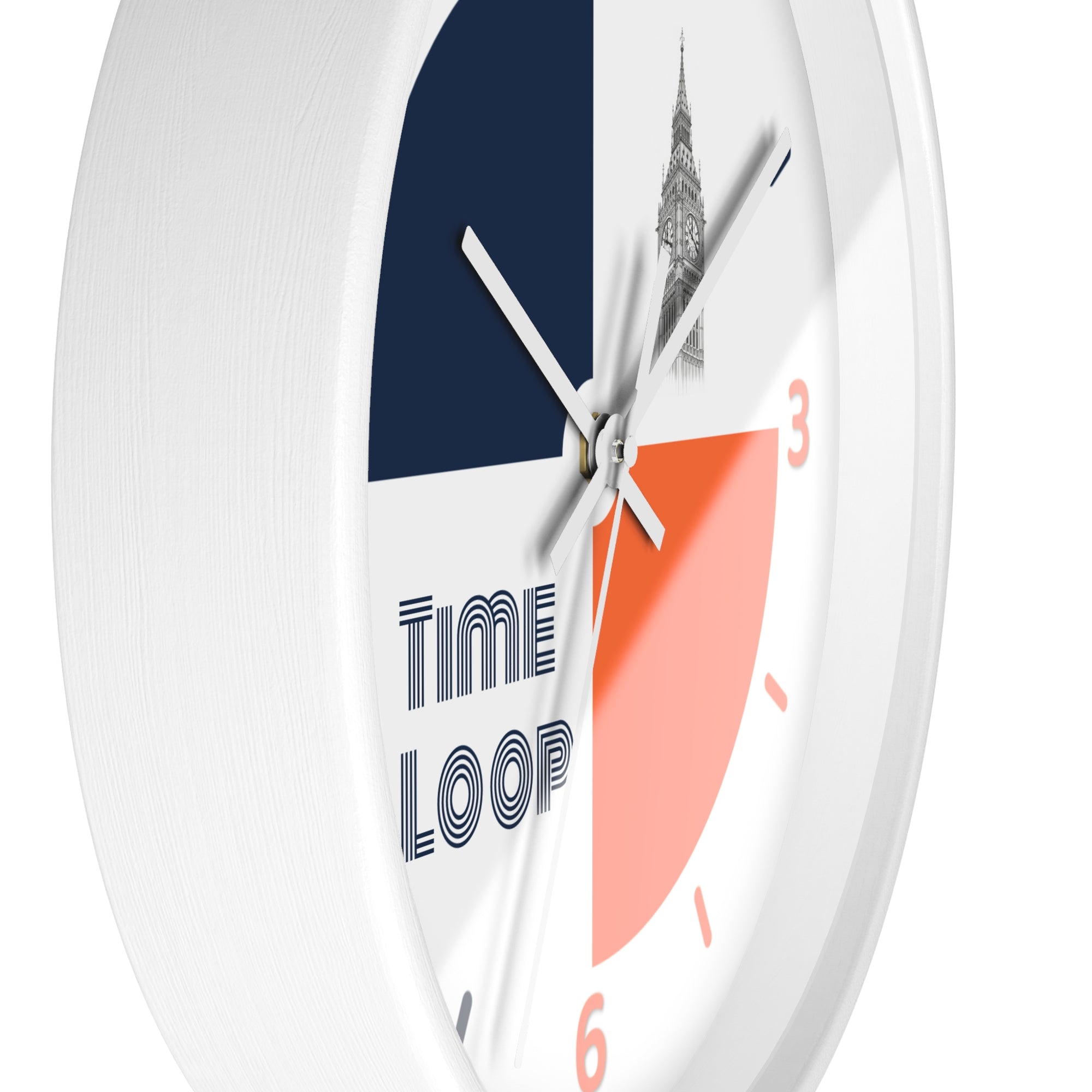Hobber TimeLoop: Minimalist Geometry Wall Clock for Modern Spaces
