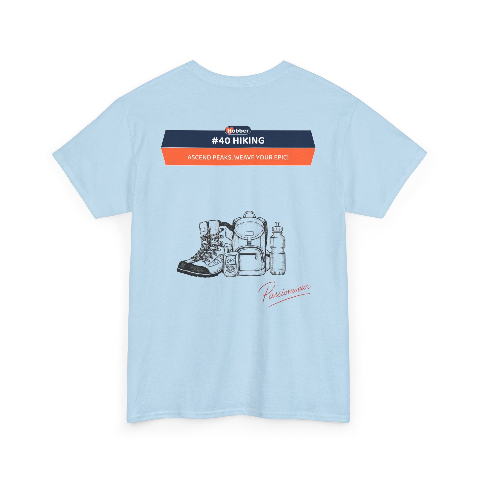 Hobber Unisex Sports & Adventure T-Shirt, #40 Hiking
