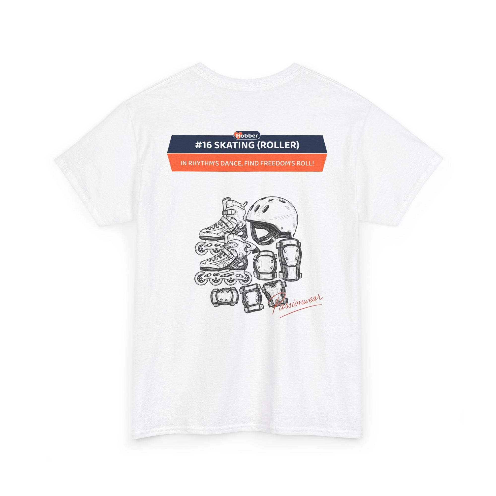 Hobber Unisex Sports & Adventure T-Shirt, #16 Skating (Roller)