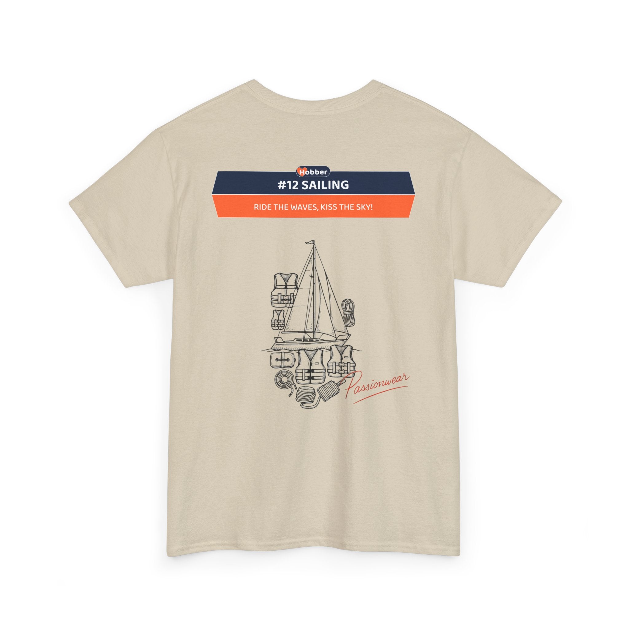 Hobber Unisex Sports & Adventure T-Shirt, #12 Sailing