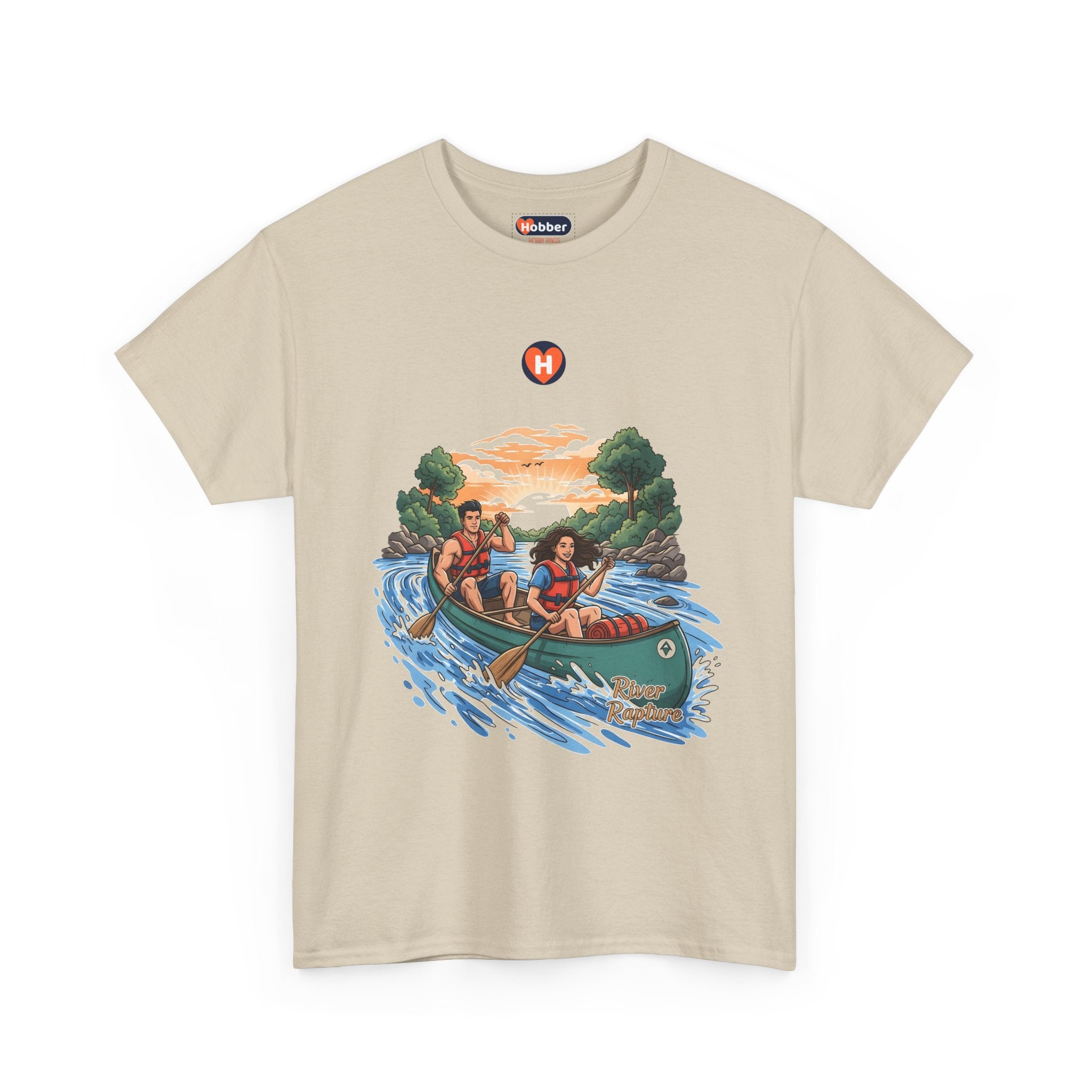 Hobber Unisex Sports & Adventure T-Shirt, #10 Canoeing