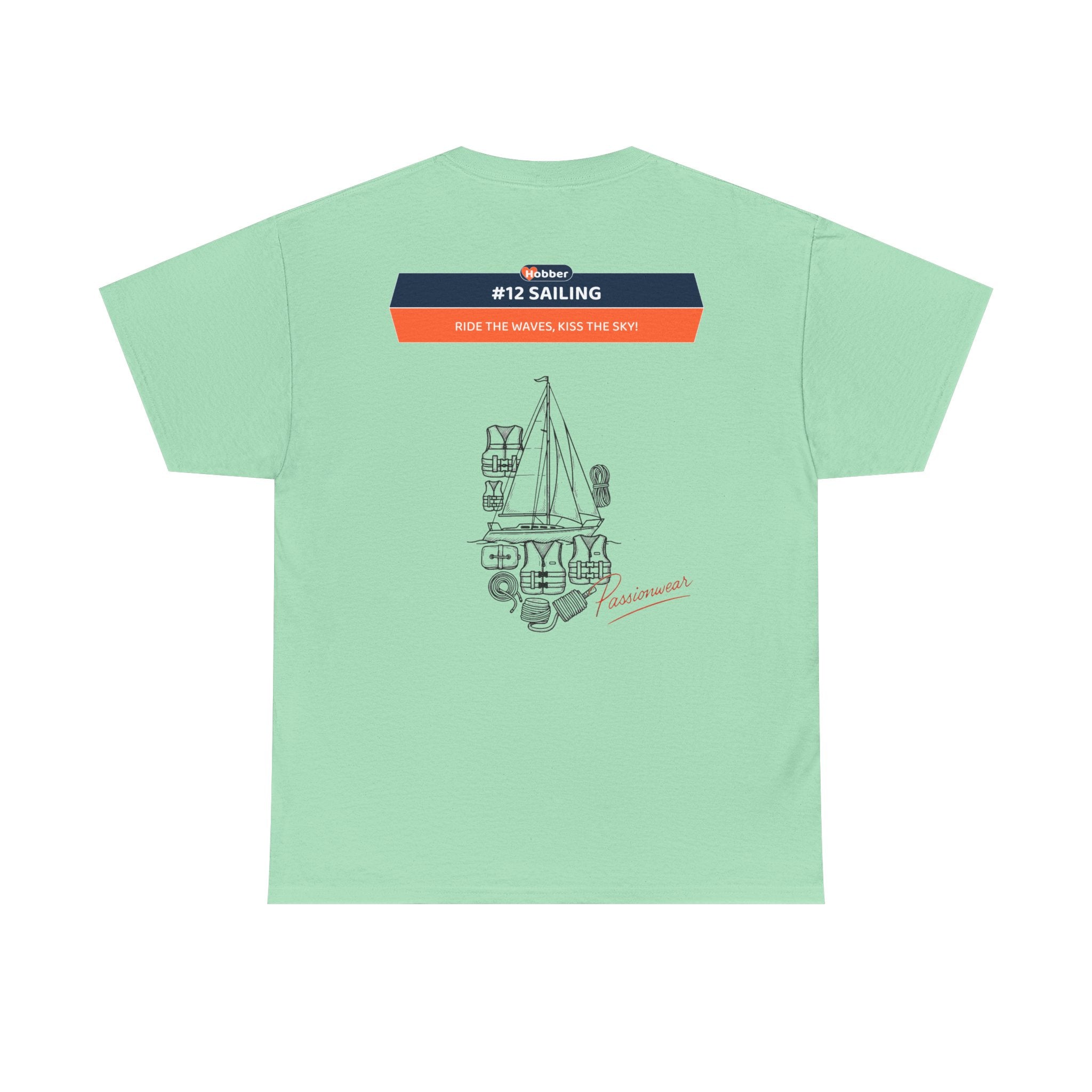 Hobber Unisex Sports & Adventure T-Shirt, #12 Sailing