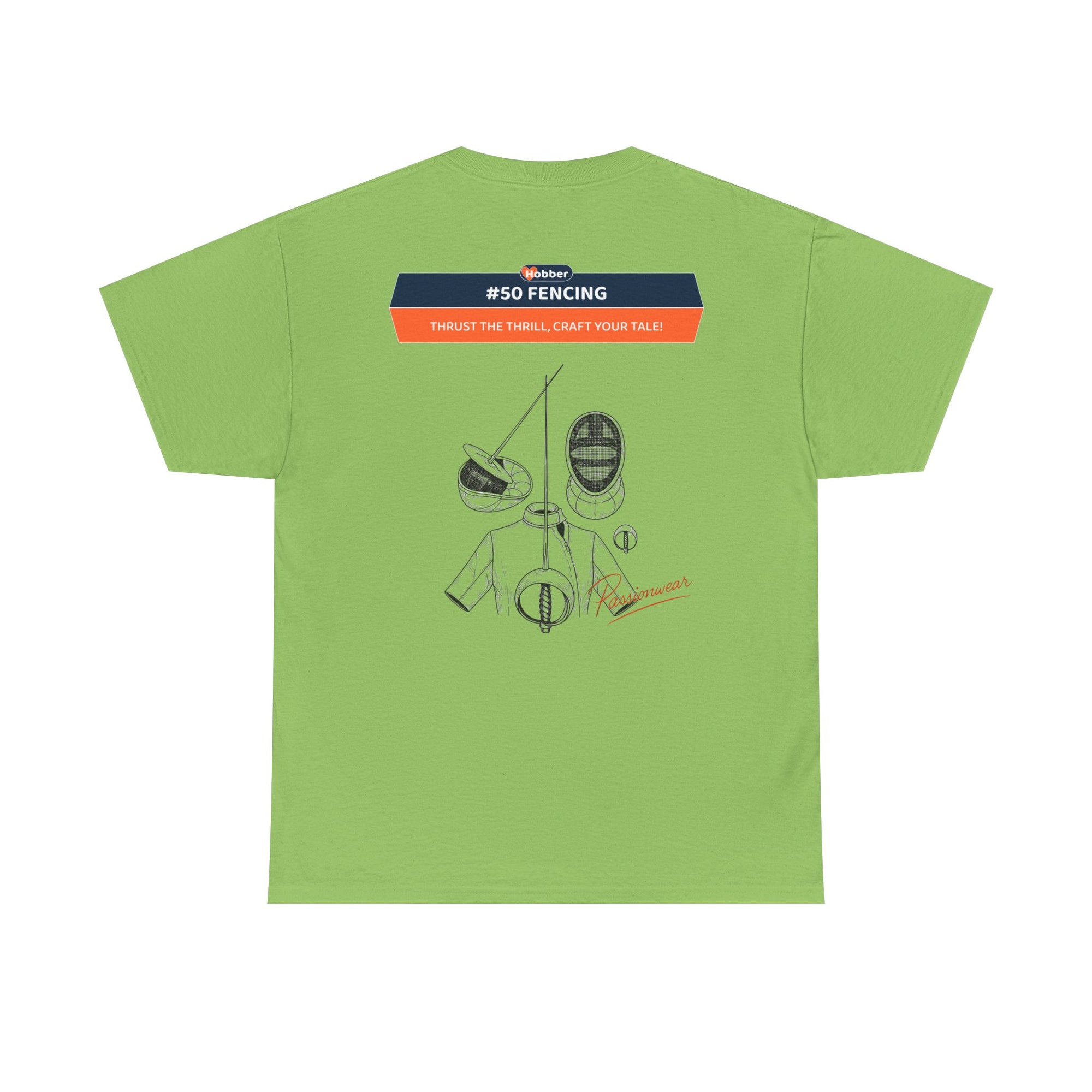 Hobber Mens Sports & Adventure T-Shirt, #50 Fencing