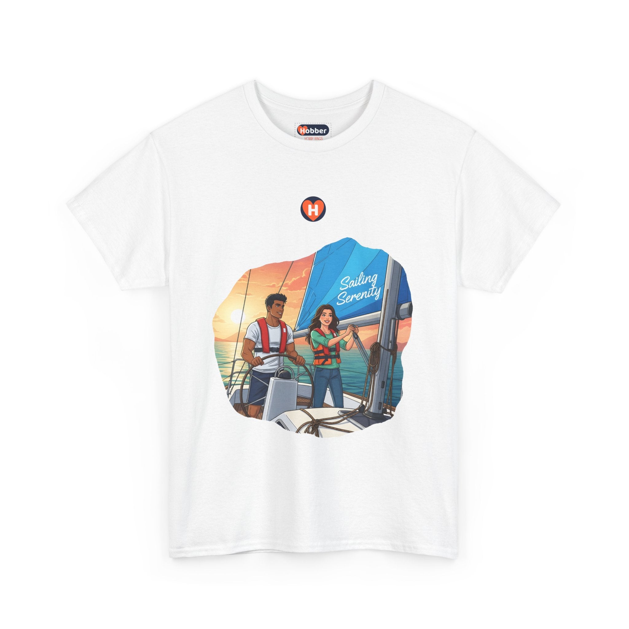 Hobber Unisex Sports & Adventure T-Shirt, #12 Sailing