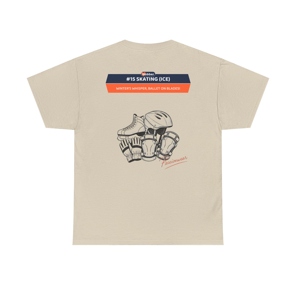 Hobber Unisex Sports & Adventure T-Shirt, #15 Skating (Ice)