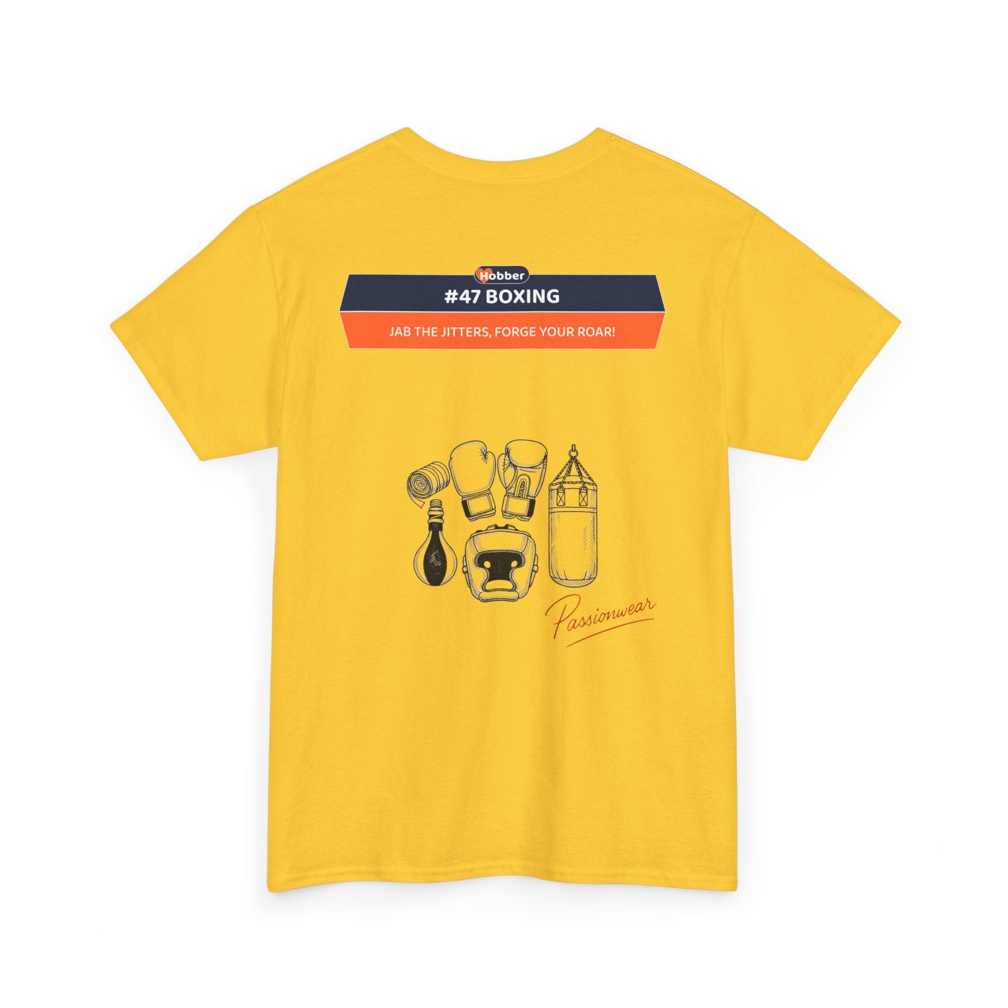 Hobber Mens Sports & Adventure T-Shirt, #47 Boxing