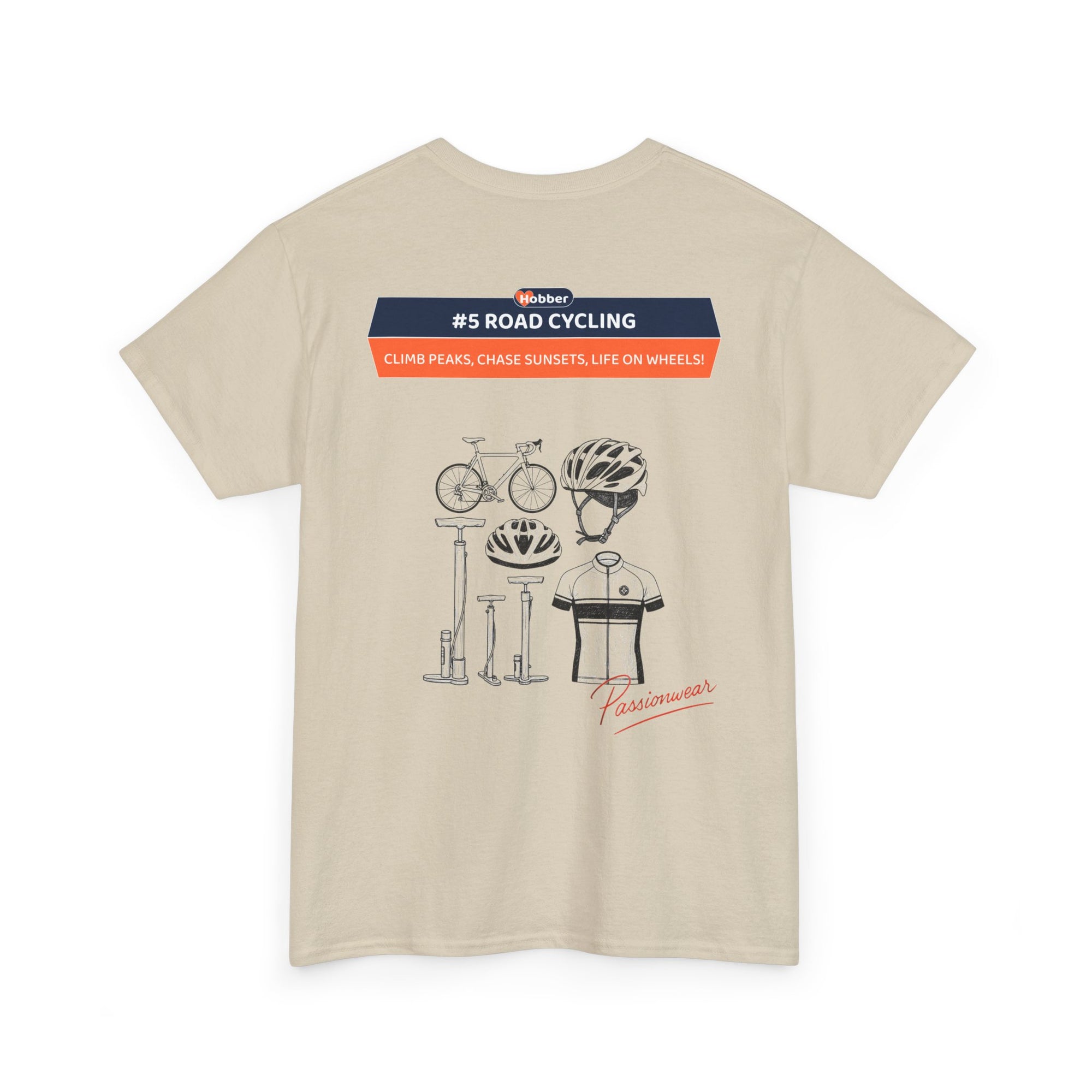 Hobber Unisex Sports & Adventure T-Shirt, #5 Road cycling
