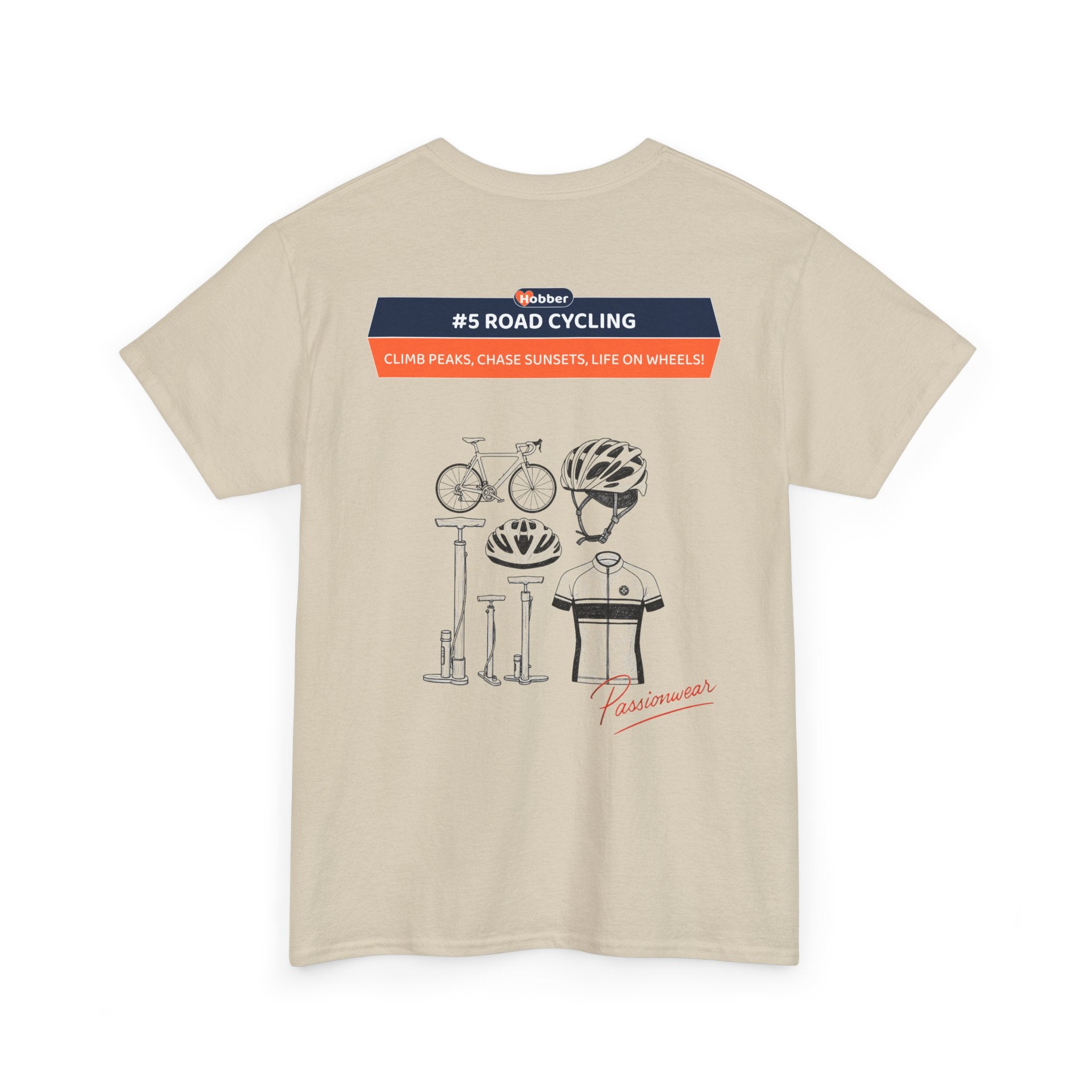 Hobber Unisex Sports & Adventure T-Shirt, #5 Road cycling