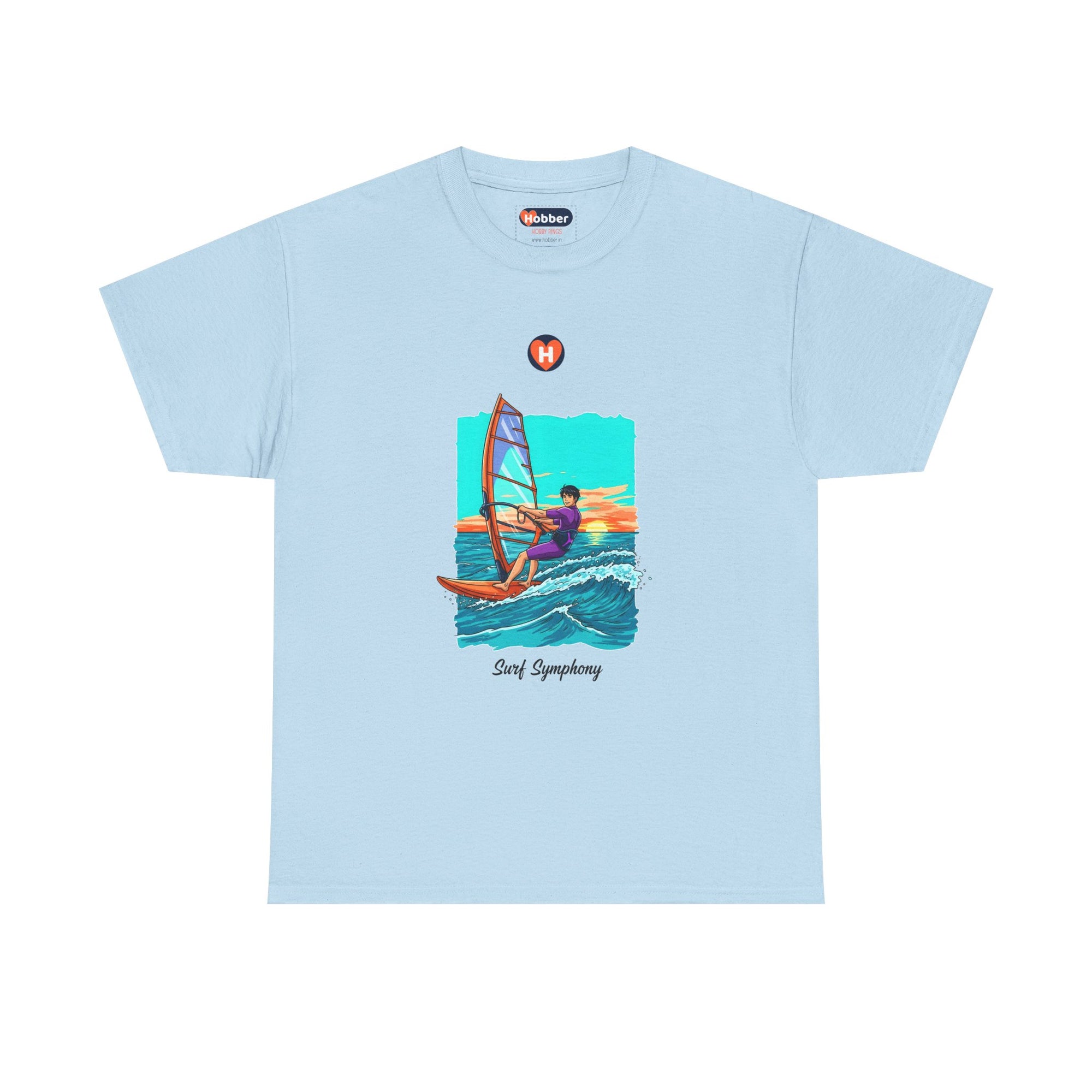 Hobber Mens Sports & Adventure T-Shirt, #13 Windsurfing