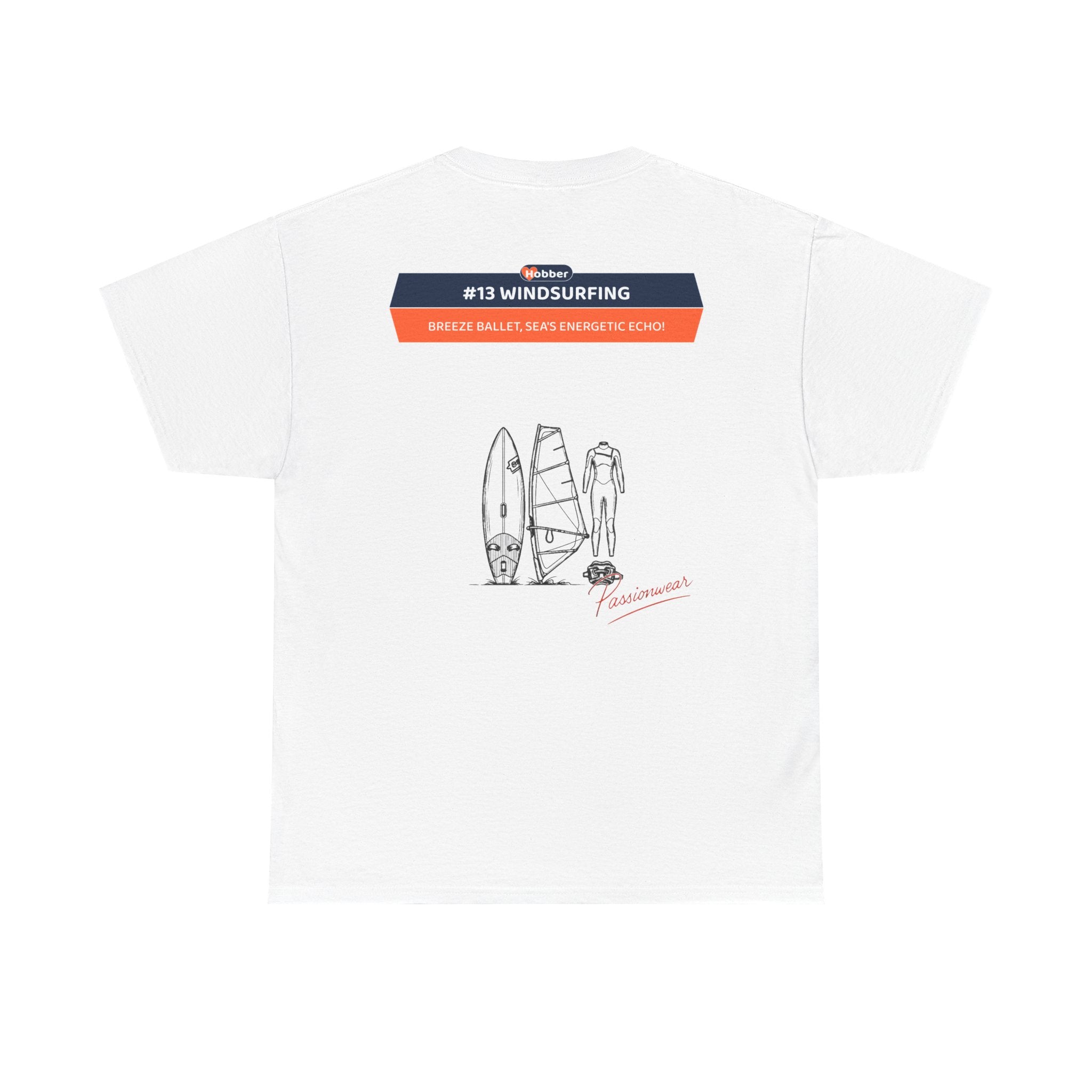 Hobber Mens Sports & Adventure T-Shirt, #13 Windsurfing