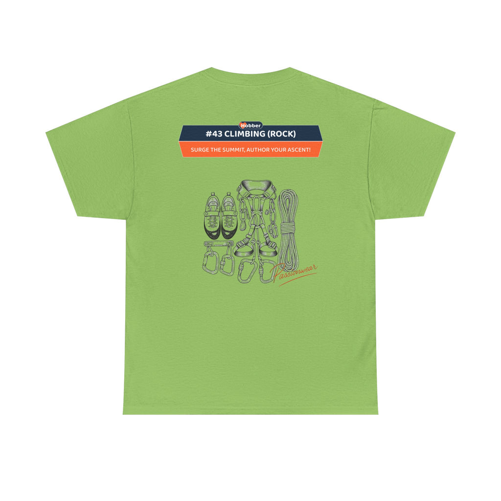 Hobber Mens Sports & Adventure T-Shirt, #43 Climbing (Rock)