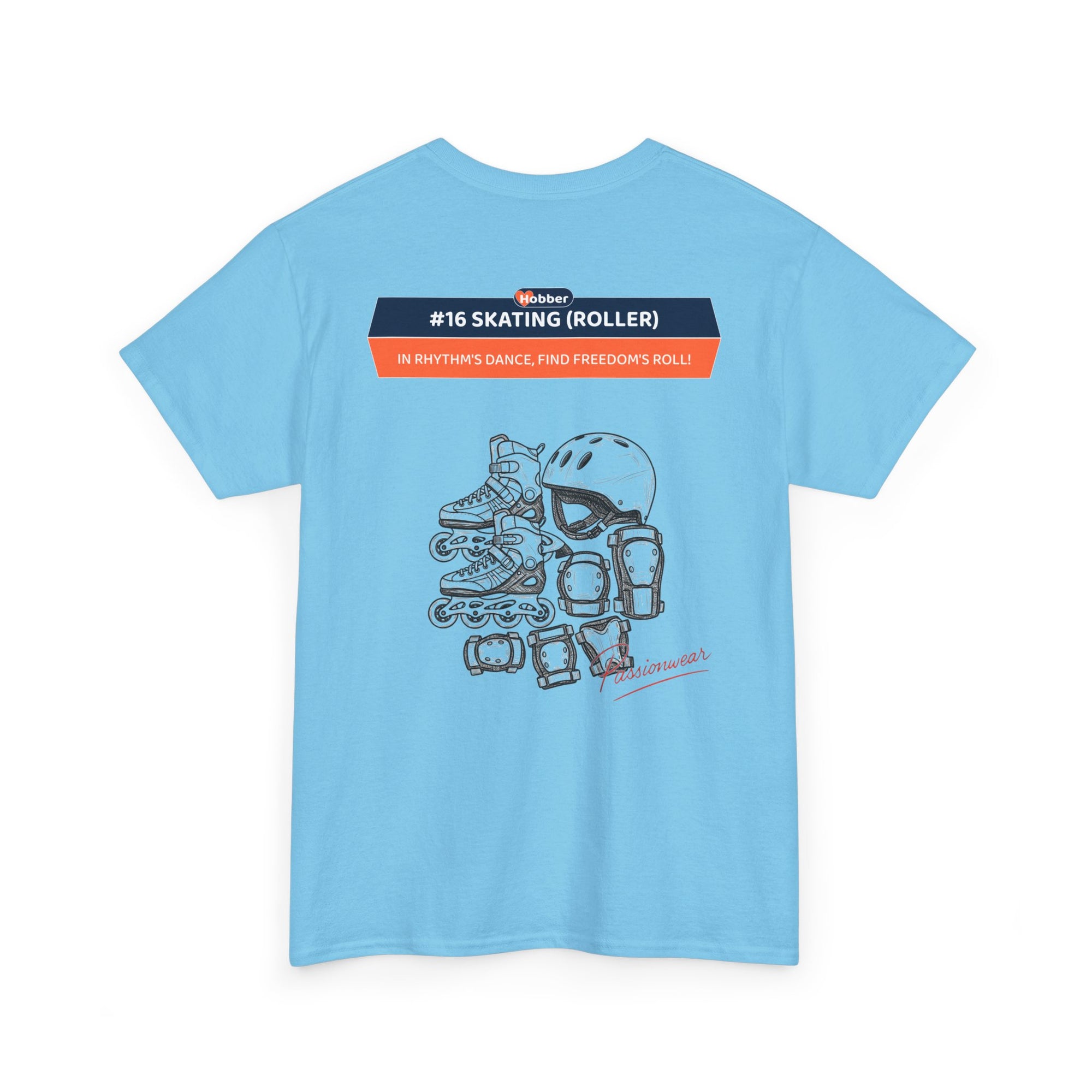 Hobber Unisex Sports & Adventure T-Shirt, #16 Skating (Roller)