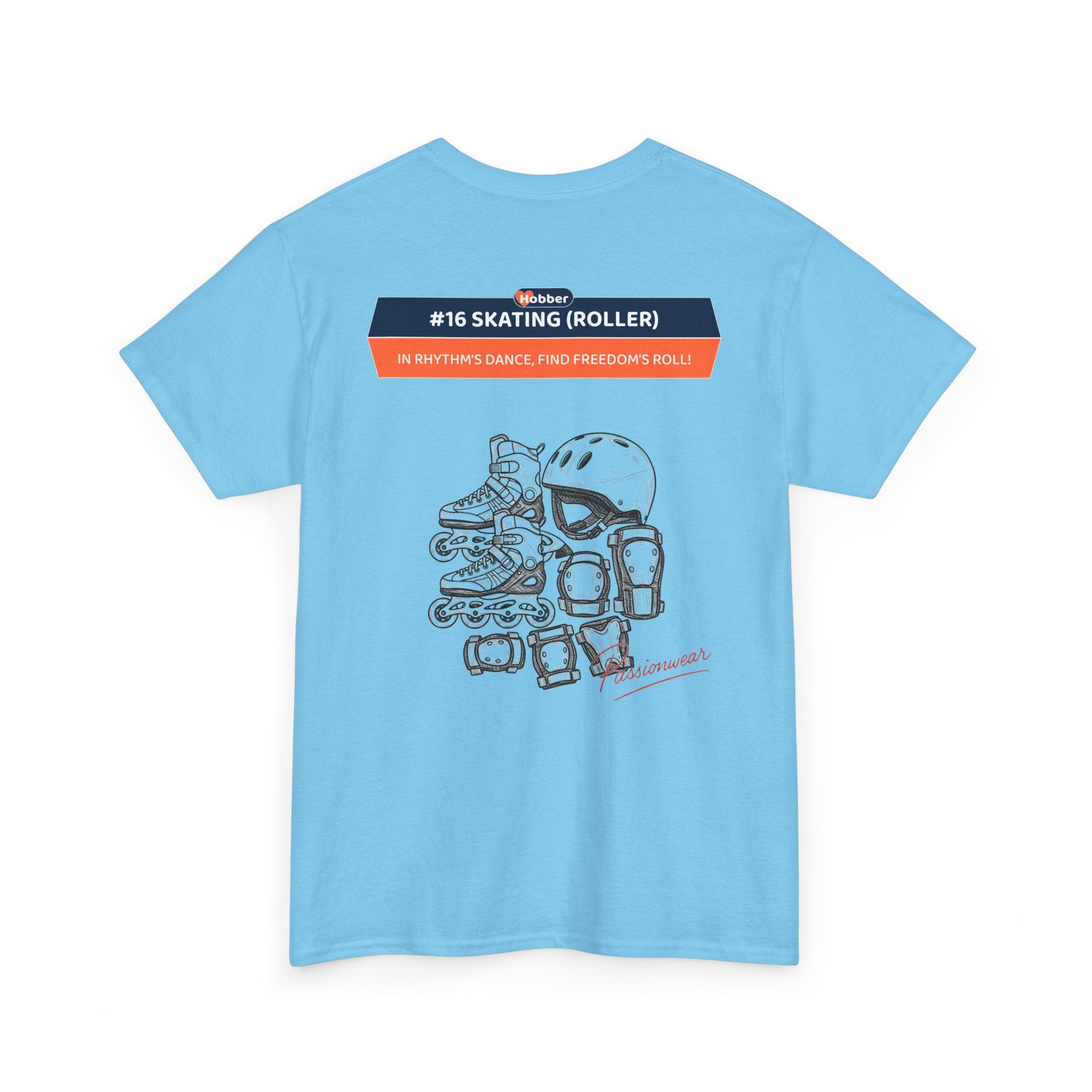 Hobber Unisex Sports & Adventure T-Shirt, #16 Skating (Roller)