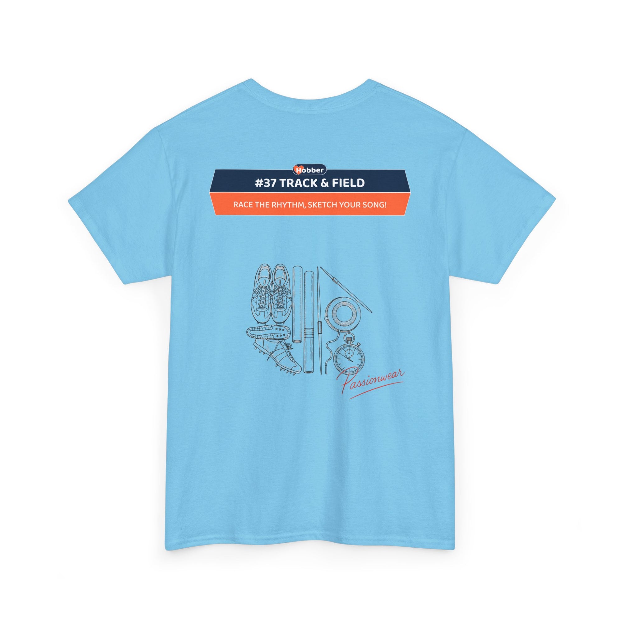 Hobber Mens Sports & Adventure T-Shirt, #37 Track & field