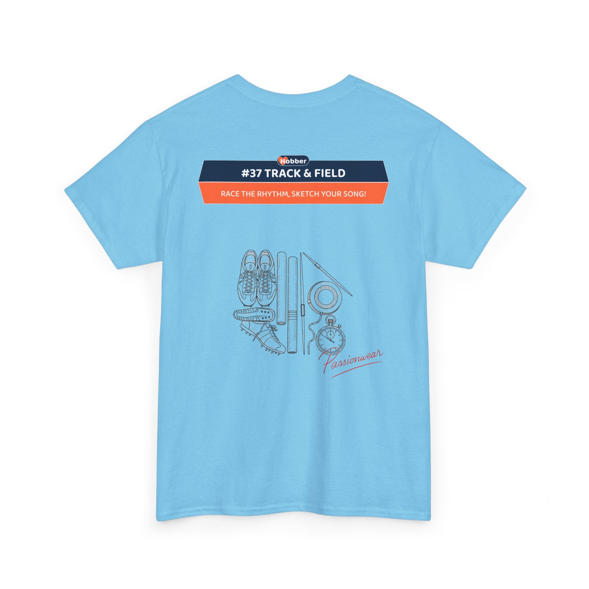 Hobber Mens Sports & Adventure T-Shirt, #37 Track & field