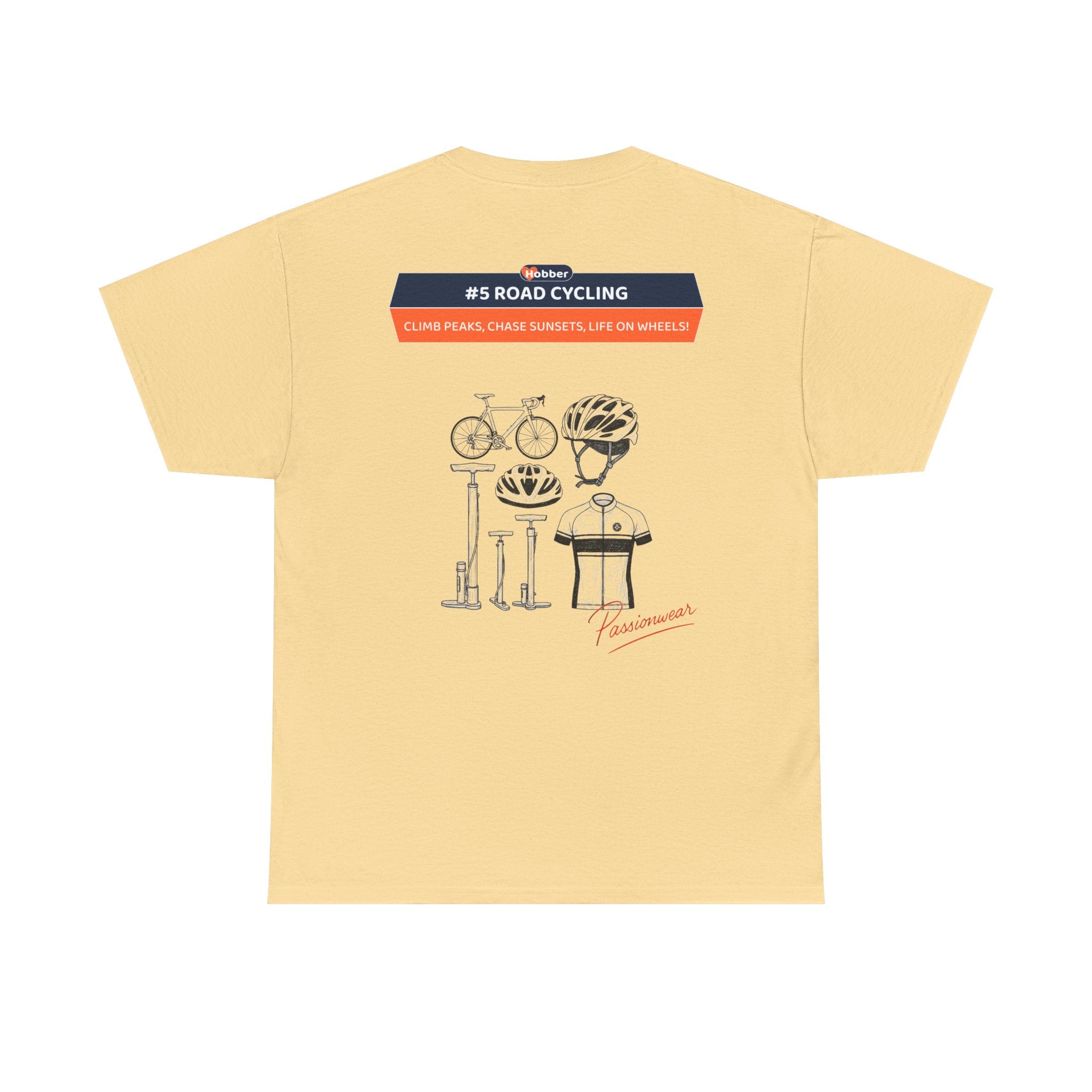 Hobber Unisex Sports & Adventure T-Shirt, #5 Road cycling