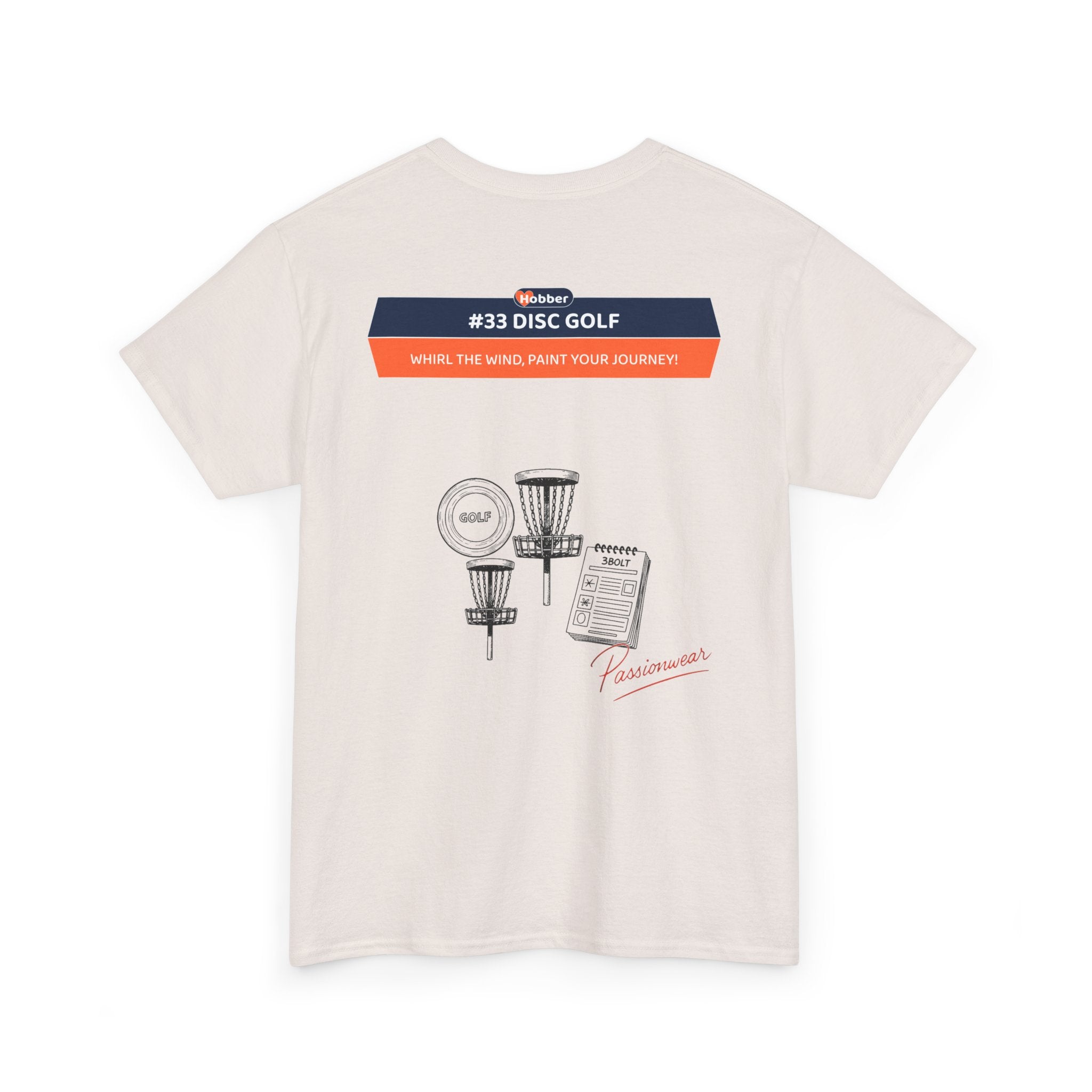 Hobber Unisex Sports & Adventure T-Shirt, #33 Disc golf