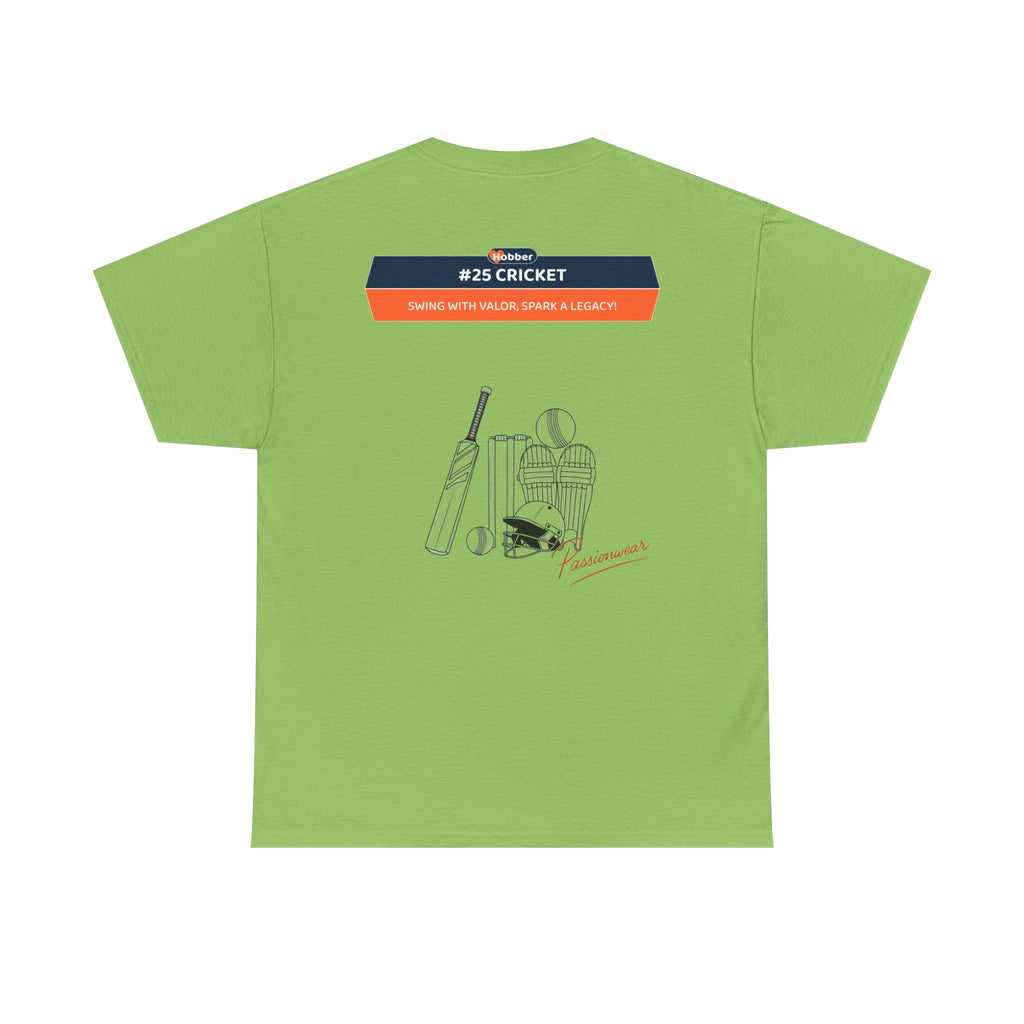 Hobber Mens Sports & Adventure T-Shirt, #25 Cricket
