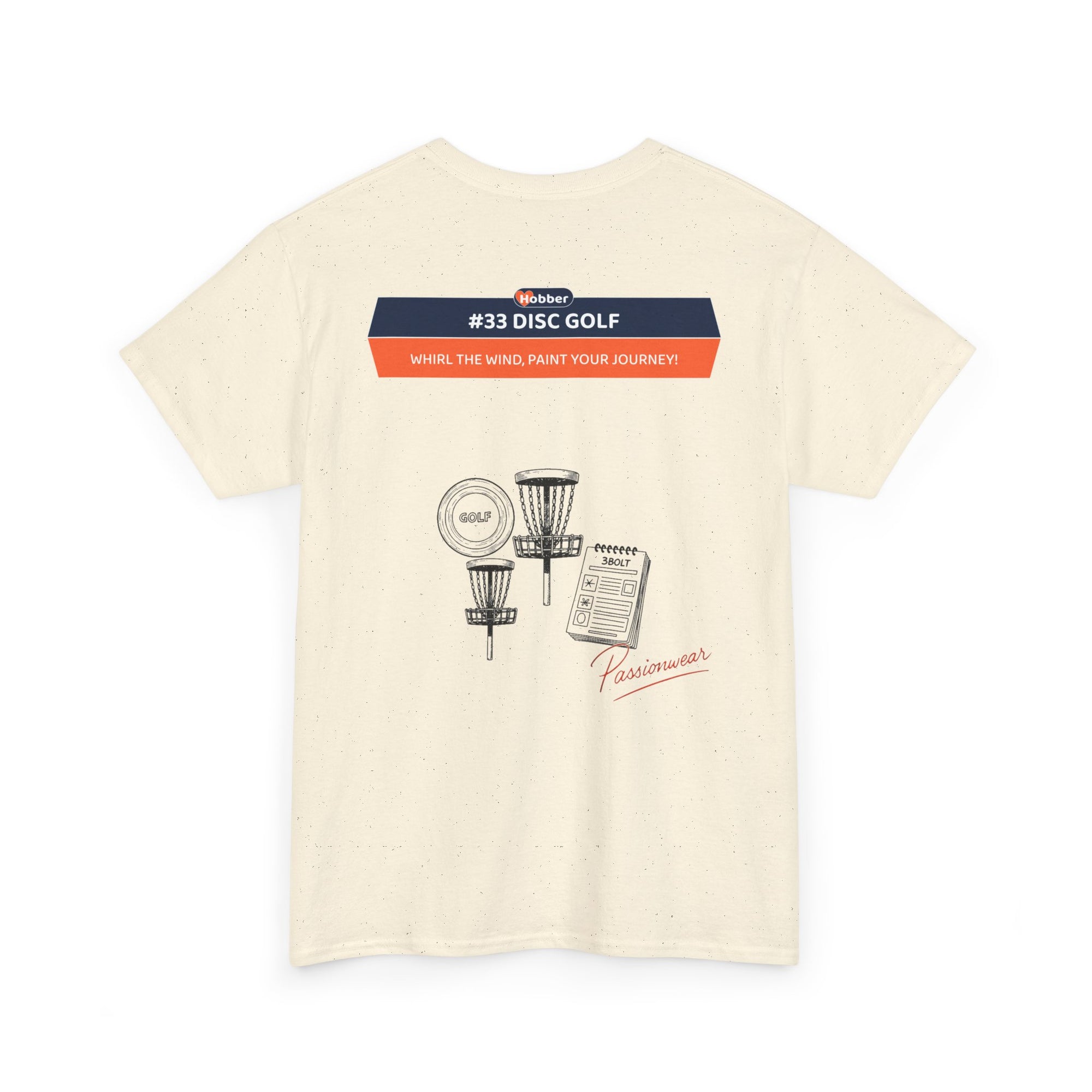 Hobber Unisex Sports & Adventure T-Shirt, #33 Disc golf