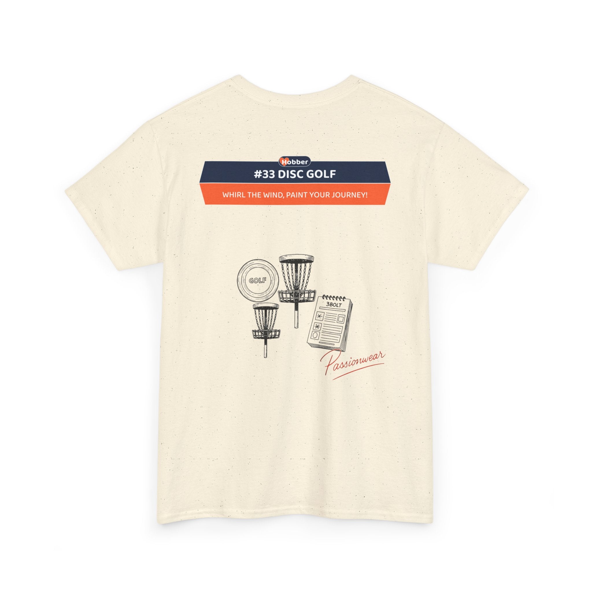 Hobber Unisex Sports & Adventure T-Shirt, #33 Disc golf