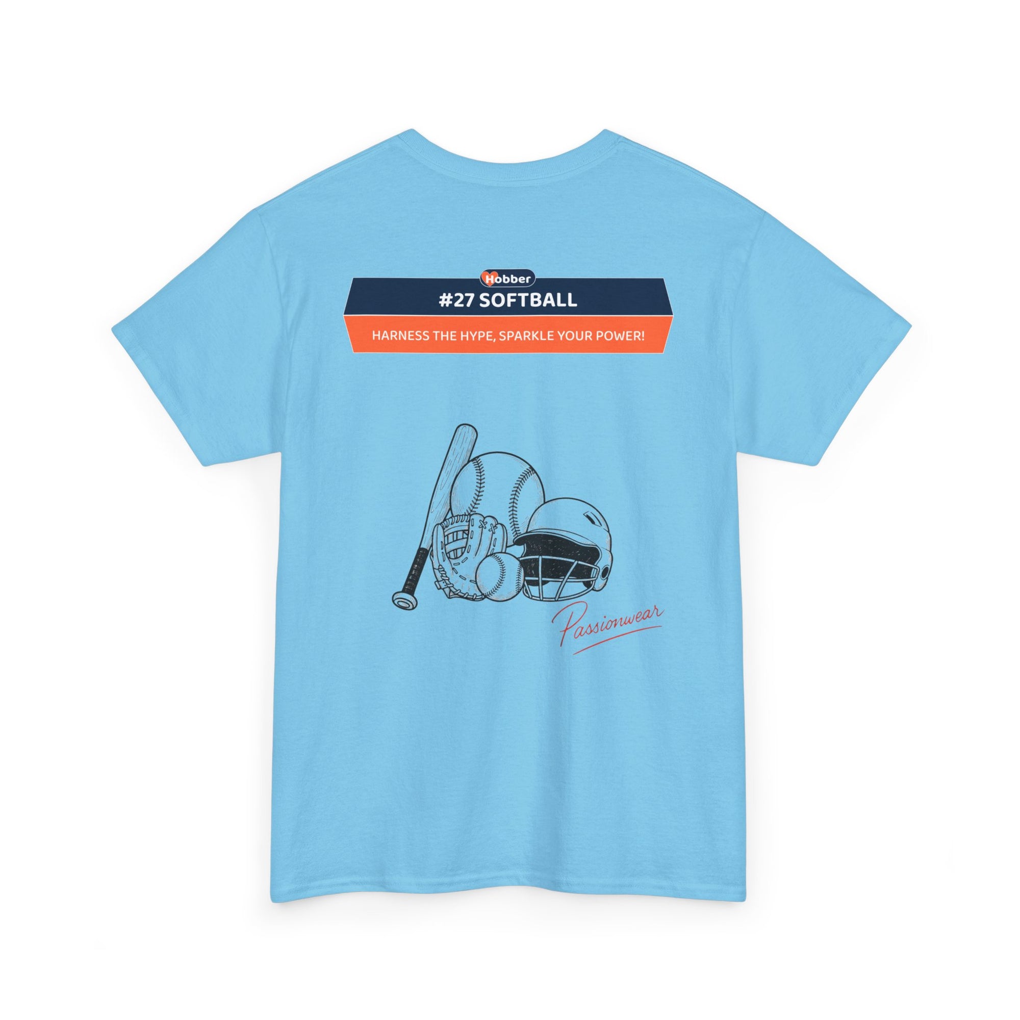 Hobber Unisex Sports & Adventure T-Shirt, #27 Softball