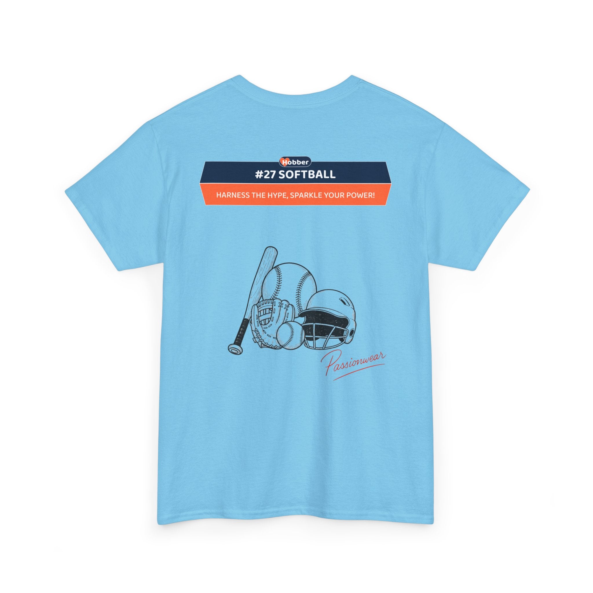 Hobber Unisex Sports & Adventure T-Shirt, #27 Softball