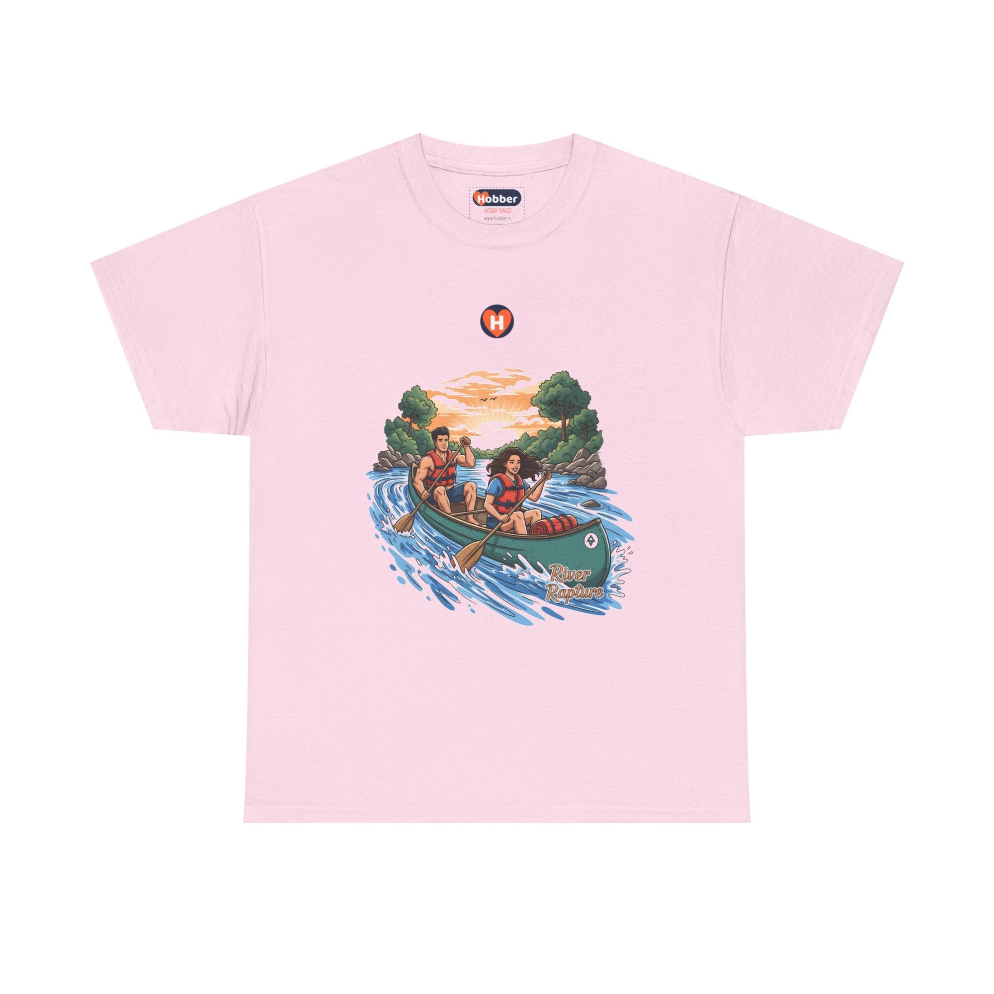 Hobber Unisex Sports & Adventure T-Shirt, #10 Canoeing